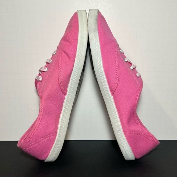 Womens Casual Pink Lace Up Sneakers / Size 8 - Picture 6 of 9